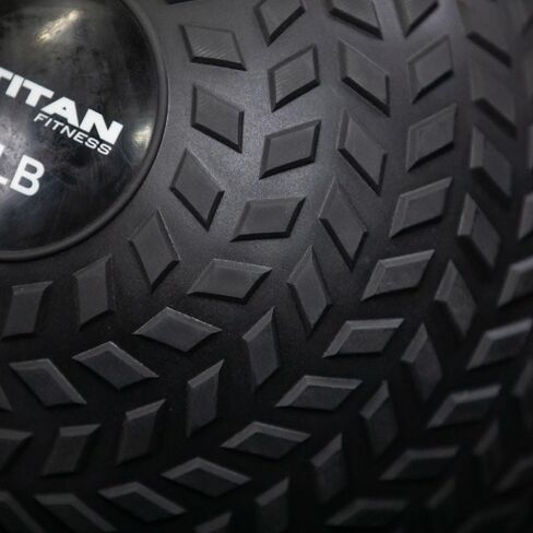 Titan Fitness Rubber Tread Slam Ball ، Loons Dead ، تمرين الوزن - رمي ، الصيد ، Slam ، Twist in Kuwait