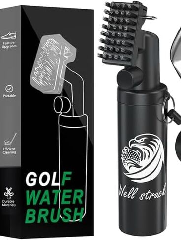 Professional Golf Club Cleaner - 8 oz. Water Bottle with Groove Cleaner and clamp, Featuring Durable Nylon bristles for Easier Cleaning in Saudi Arabia