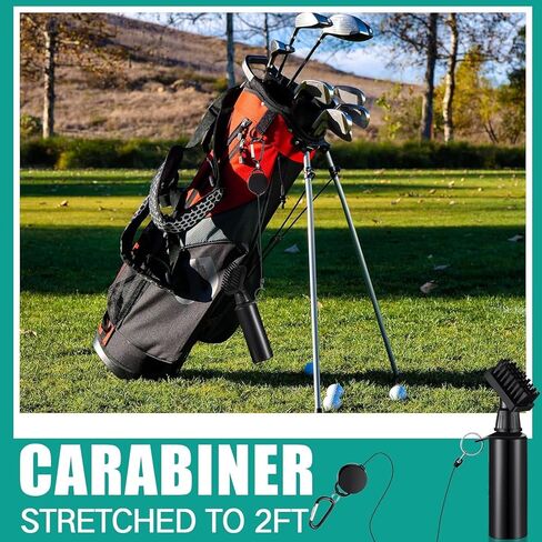 Professional Golf Club Cleaner - 8 oz. Water Bottle with Groove Cleaner and clamp, Featuring Durable Nylon bristles for Easier Cleaning in Saudi Arabia