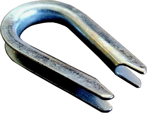 صراخ كبل حبل الأسلاك - 1/8 بوصة حبل حبل حبل - حبل سلك - 1/8 "صمغات تناسب 3/32" إلى 1/8 "حبل كابل الطائرات الصلب (10) in Kuwait