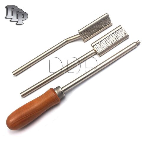 DDP Horse Dental Floats RASPS Wooden Handle Straight & Curved Equine Dental in Kuwait