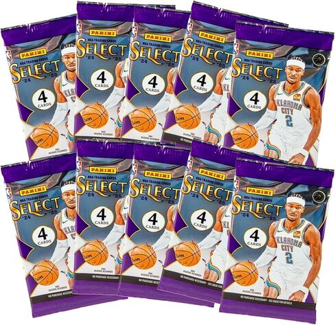 2024–25 Panini Select NBA Basketball Mega Box - بطاقات التداول الرسمية - Prizms Blue & Red Prizms و Rookie Brizms و Rookie - مربع مختوم in Saudi Arabia