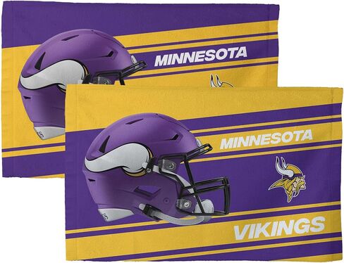 Northwest NFL Minnesota Vikings 2-Pack Fan Set ، 16 "× 25" لكل منهما ، انتقاد ، ألوان الفريق in Saudi Arabia