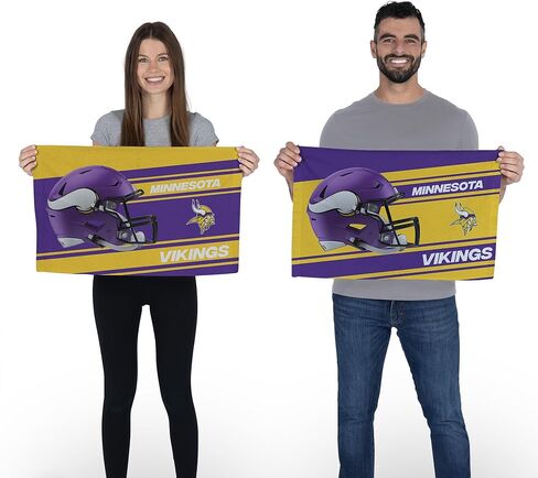 Northwest NFL Minnesota Vikings 2-Pack Fan Set ، 16 "× 25" لكل منهما ، انتقاد ، ألوان الفريق in Saudi Arabia