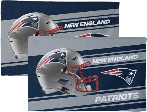 NORTHWEST NFL New England Patriots 2-Pack Fan Towel Set, 16" x 25" Each, Swipe, Team Colors in Saudi Arabia
