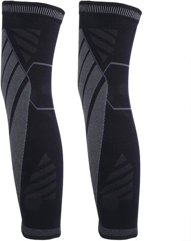 plplaaoo Kneepad Nylon Knee Pad Thin Kneepad Long Sleeve Knee Protector for Sports Basketball Football Baseball Hockey Men Women XL 2Pcs in Saudi Arabia