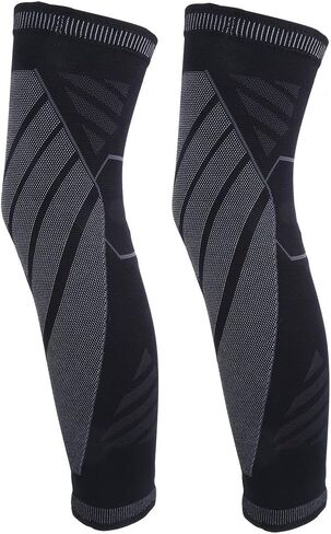 plplaaoo Kneepad Nylon Knee Pad Thin Kneepad Long Sleeve Knee Protector for Sports Basketball Football Baseball Hockey Men Women XL 2Pcs in Saudi Arabia