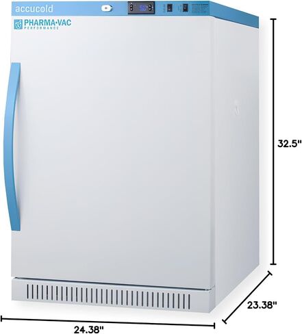 ACCUCOLD ARS6PV456 الثلاجة اللقاح ؛ ADA ارتفاع متوافق ؛ مصممة لتطبيقات الصيدلة والأدوية واللقاحات ؛ 6 cu.ft سعة ؛ إزالة الجليد التلقائي ؛ دورة قابلة للتعديل in Saudi Arabia