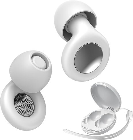 Ear Plugs for Sleeping Noise Cancelling, 25dB Ear Plugs for Noise Reduction with 8 Ear Tips, Reusable Silicone Earplugs Hearing Protection for Concert, Motorcycle, Sleep,and Snoring in Saudi Arabia