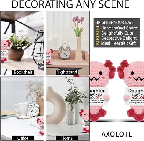 Sloth Gifts, Emotional Support Crochet Handmade Little Reminders Mental Health Gifts for Teen Women Men Friends Sisters Besties Funny Home Office Desk Decor in Kuwait