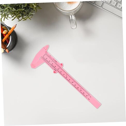 4pcs Plastic Caliper- 150mm 6 Inch Precision Measuring Tool for Woodworking and Crafts Easy-to-Read Scale Pink in Saudi Arabia