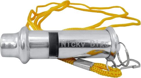 Nicky Bigs Novelties Deluxe Metal Train Condistor مع Lanyard - Silver Fild for Train Awords و Theatre و Play و Play - Loud & Clear Sound للمهندسين والموصلات والأحداث تحت عنوان in Saudi Arabia