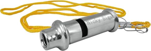 Nicky Bigs Novelties Deluxe Metal Train Condistor مع Lanyard - Silver Fild for Train Awords و Theatre و Play و Play - Loud & Clear Sound للمهندسين والموصلات والأحداث تحت عنوان in Saudi Arabia