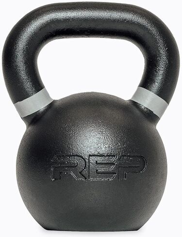 REP Fitness Single Kettlebells 5lb to 50lb Range, Cast Iron, Strength Training, Adjustable Weight, Power Workout Equipment, Home Gym, Free Weights, Dumbbell Alternative, Exercise, Men, Women in Kuwait