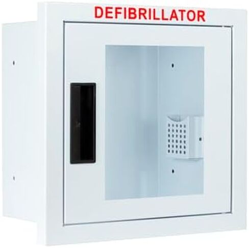 Fully Recessed, Nonalarmed AED Cabinet, Large. Fits All Defibrillators on The Market. Measures 16" H x 17" L x .33" D. Essential Storage for Indoor AEDs. in Saudi Arabia