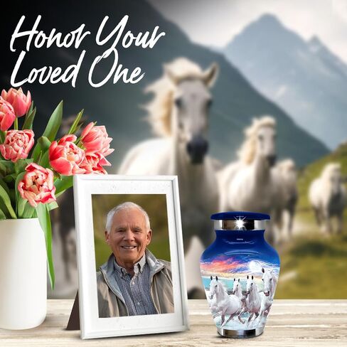Keepsake urns for Human Ashes Adult Female - Small Urns for Ashes for Women & Men - Handcrafted Mini Memorial Urns - Honor Your Loved One with Funeral Cremation Urn (Black, Small) in Kuwait