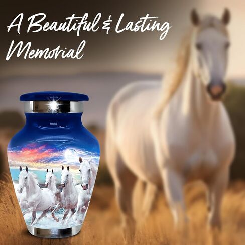 Keepsake urns for Human Ashes Adult Female - Small Urns for Ashes for Women & Men - Handcrafted Mini Memorial Urns - Honor Your Loved One with Funeral Cremation Urn (Black, Small) in Kuwait