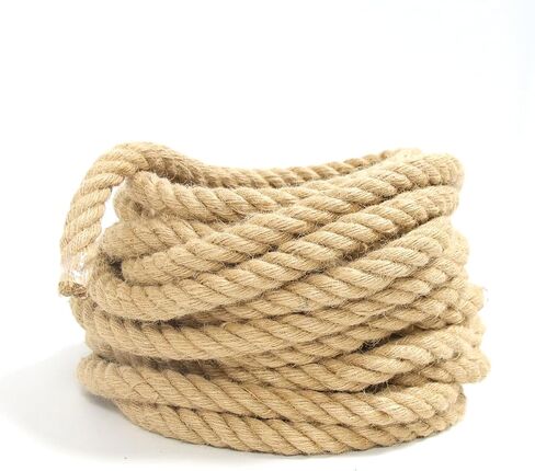 Jute Twine String -33Feet 20mm Friendly Heavy-Duty Rope for Crafts,Construction & Packaging | Natural Fiber Cord for Garden Tying,Bundling & DIY Decor in Kuwait