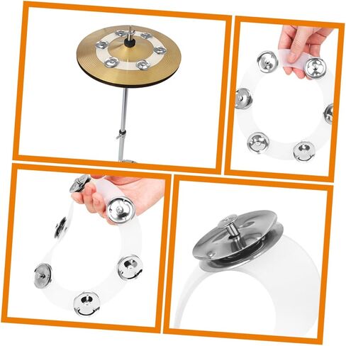 Cymbals Mountable -hat tambourine مع Jingles لبناء مجموعة الأسطوان in Kuwait