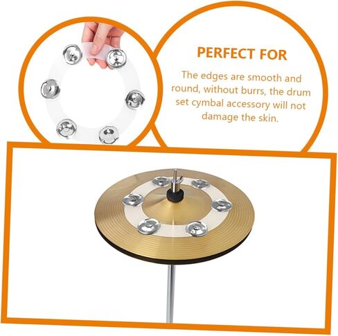 Cymbals Mountable -hat tambourine مع Jingles لبناء مجموعة الأسطوان in Kuwait