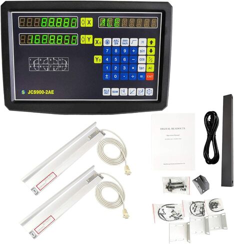 2/3 Axis Digital Readout and TTL Precision Linear Glass Scale DRO Encoder for Milling Lathe. Note:Display&Scales Sold Separately,Pls Select The Size Options! (2 Axis Digital Readout Display ONLY) in Saudi Arabia