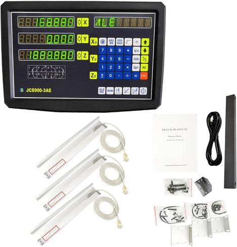 2/3 Axis Digital Readout and TTL Precision Linear Glass Scale DRO Encoder for Milling Lathe. Note:Display&Scales Sold Separately,Pls Select The Size Options! (2 Axis Digital Readout Display ONLY) in Saudi Arabia