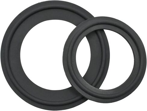 Hardware Fittings 5 Pcs 10 Pcs FKM Ring Gasket OD25.2mmOD50.5mmOD64mm Three-Clip Sanitary Food Grade Seal Gasket Mechanical Seal(5 pcs,76mm-91mm) in Saudi Arabia