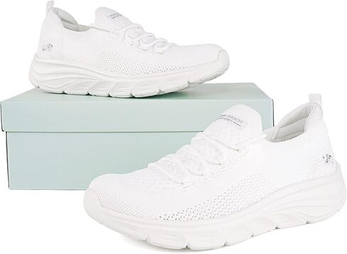 JENN ARDOR Womens Slip On Sneakers Walking Tennis Shoes Fashion Lightweight Casual Lace Up Running Sneakers for Gym Ladies Breathable Mesh Shoes Comfortable in Saudi Arabia