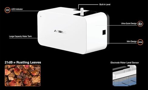 NAVAC NCB10 Mini-Split Condensate Pump | Ultra Quiet at 21dB | 6.7 Fl Oz Tank Capacity | 10.6 GPH | 100-240V | For Mini-Split Systems Up to 13kW/45,000btu/h | 1-Year Warranty in Kuwait