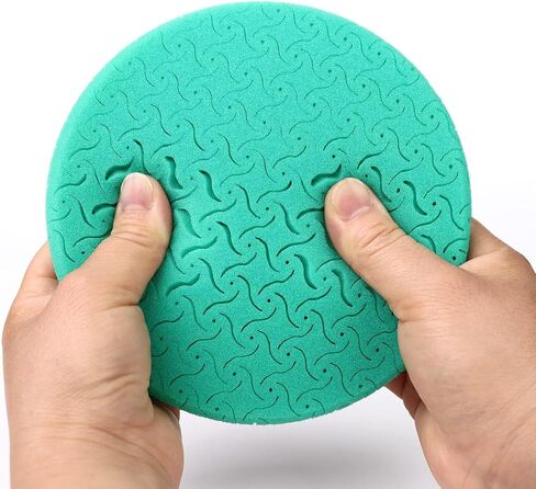 Polishing Pads, 7Pc 6.5 Inch Buffer Polisher Pads Kit and 1Pc Microfiber Buffing Pads, Foam Polish Pad for Compounding, Polishing and Waxing, for 6''/150mm Backing Plate Car Polisher in Kuwait