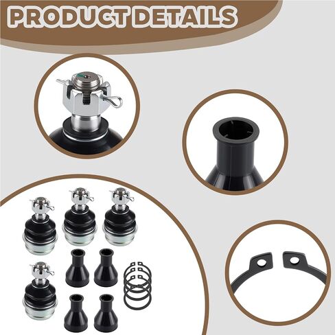 4pcs مفصل الكرة الثقيلة A-arm لـ Kawasaki Teryx Krx 1000 4 Krf1000 Krt1000 2020-2024 59266-0738 in Saudi Arabia