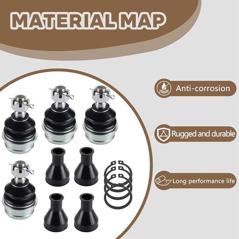 4pcs مفصل الكرة الثقيلة A-arm لـ Kawasaki Teryx Krx 1000 4 Krf1000 Krt1000 2020-2024 59266-0738 in Saudi Arabia
