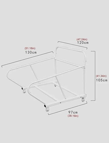 عربة حامل العقبة ، عربة عقبة متحركة للتدريب على الرشاقة ، عربة إطار حديدية شاقة للتخزين المنظم in Kuwait