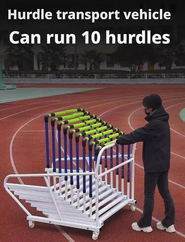 عربة حامل العقبة ، عربة عقبة متحركة للتدريب على الرشاقة ، عربة إطار حديدية شاقة للتخزين المنظم in Kuwait