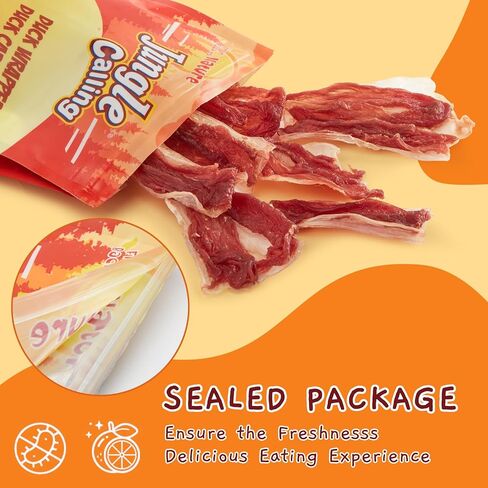 Jungle Calling Dog Treats, Chicken Jerky Dog Treats, Rawhide Free Chicken Wrapped Bones Training Chews, Made with Real Chicken and Duck Cartilage Chewy Snacks in Saudi Arabia