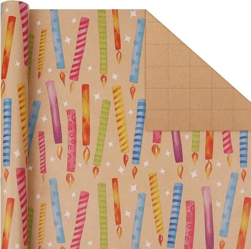 WRAP STORM Premium Pink Girly Gift Wrapping Paper Set of 5 Mini Rolls (17" x 120") - Cute & Girly Wrap for Women, Girls, and Wife, Perfect for Princess Party and Happy Birthday in Saudi Arabia