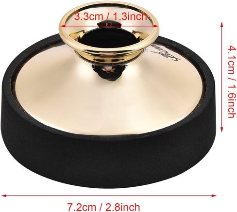 Alto Sax Mute Sax Practice Sax Sound Mute Dampener Music Music Part (Gold) in Kuwait