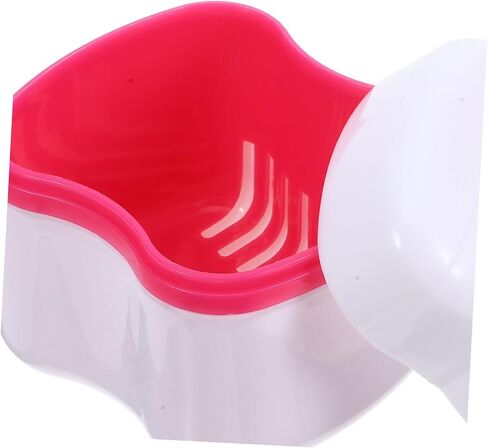ERINGOGO False Tooth Storage Box Set with Cleaning Brush Portable Travel Case for Dentures Durable and Easy to Clean Sealed Design for Safe Storage Versatile Bath Container in Saudi Arabia