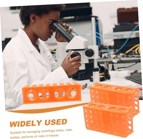 Lifkome 2pcs حامل رف أنبوب MicrocentRifuge للأنابيب لون عشوائي لتخزين المختبر والتعريف السريع لون عشوائي in Saudi Arabia