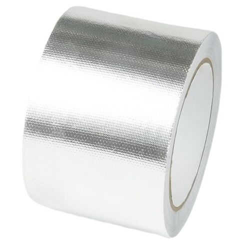 2in x 66ft Aluminum Fiberglass Tape High Temperature Resistant Strong Adhesive Heat Resistant Tape Suitable for Piping/HVAC/Automotive/Heat and Sound Insulation Repair in Kuwait