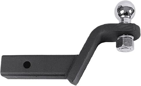 4 Inch Drop Tow Bar W/50mm 2inch Ball Cover Mount Tongue Hitch Trailer Car RV Boat Parts Accessories(with 2 Inch Ball) in Saudi Arabia