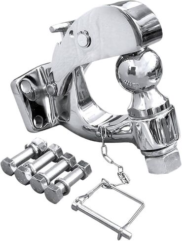 عوائق كروم خطاف بنتل مع الكرة 50 ملم/2 بوصة السحب شاق 5 طن من أجزاء الأجزاء RV Camper Caravan Accessories (مع كرة 50 ملم) in Saudi Arabia