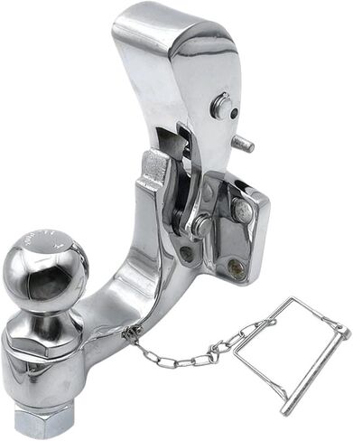 عوائق كروم خطاف بنتل مع الكرة 50 ملم/2 بوصة السحب شاق 5 طن من أجزاء الأجزاء RV Camper Caravan Accessories (مع كرة 50 ملم) in Saudi Arabia