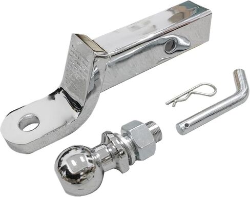 كروم كروم 2 بوصة شباب لسان الكرة مع كرة السحب و pins hitch parts camper camper مكونات القافلة (مع كرة 50 ملم) in Saudi Arabia