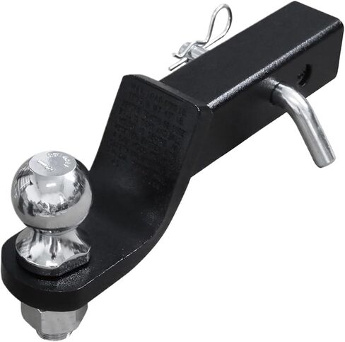 2" Steel Trailer Drop Towbar Ball Mount Hitch Fits 2 Inch Receiver Two Level 5000LBS Boat RV Parts Accessories in Saudi Arabia