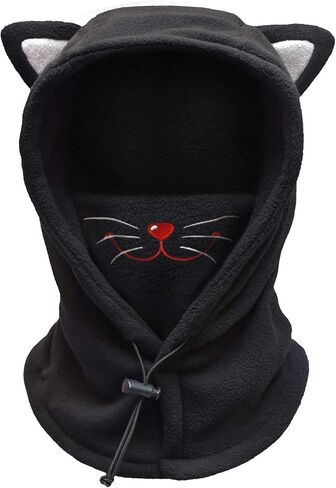 Kids Balaclava Ski Mask, Boys/Girls Washable Fleeces Winter Hat with Face Cover for Windproof,Panda,Small in Saudi Arabia