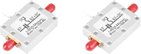 2pcs تحيز النطاق العريض Tee 10MHZ-6GHz ، محث على مضخم النطاق العريض ، الاتصالات ، تطبيقات الاختبار ، عزل DC ، AC in Saudi Arabia