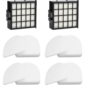AZ4000 filter set compatible with Shark Detect Pro Max Upright Vacuum AZ4000 AZ4002 AZ4000C AZ4002W 1 Hepa Filters + 2 Foam & Felt Sets + 2 Odor Cartridges # XFFKAZ4000 XHFAZ4000 1541FC3000 in Kuwait