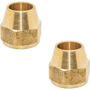 MaxLLTo Replacement for Thrifco Plumbing 6941005#41S 3/8 Inch Brass Flare Nut, 2 Pack in Saudi Arabia