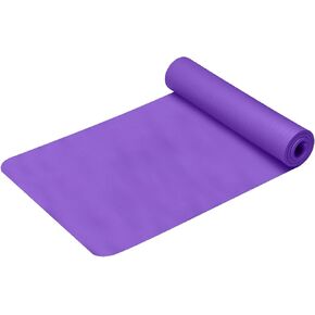 حصيرة اليوغا للنساء ، 1/5 "مضاد للكثافة عالية الكثافة سميك سميك غير الانزلاق مع حزام حمل ، حصيرة اليوغا غير المنزلق لتمديد بيلاتيس اللياقة البدنية الصالة الرياضية المنزل in Kuwait